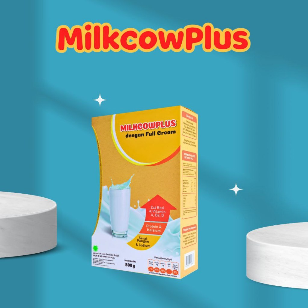 

Milkcow Plus Susu Penambah Berat dan Tinggi Badan 500gr rasa Vanilla BPOM