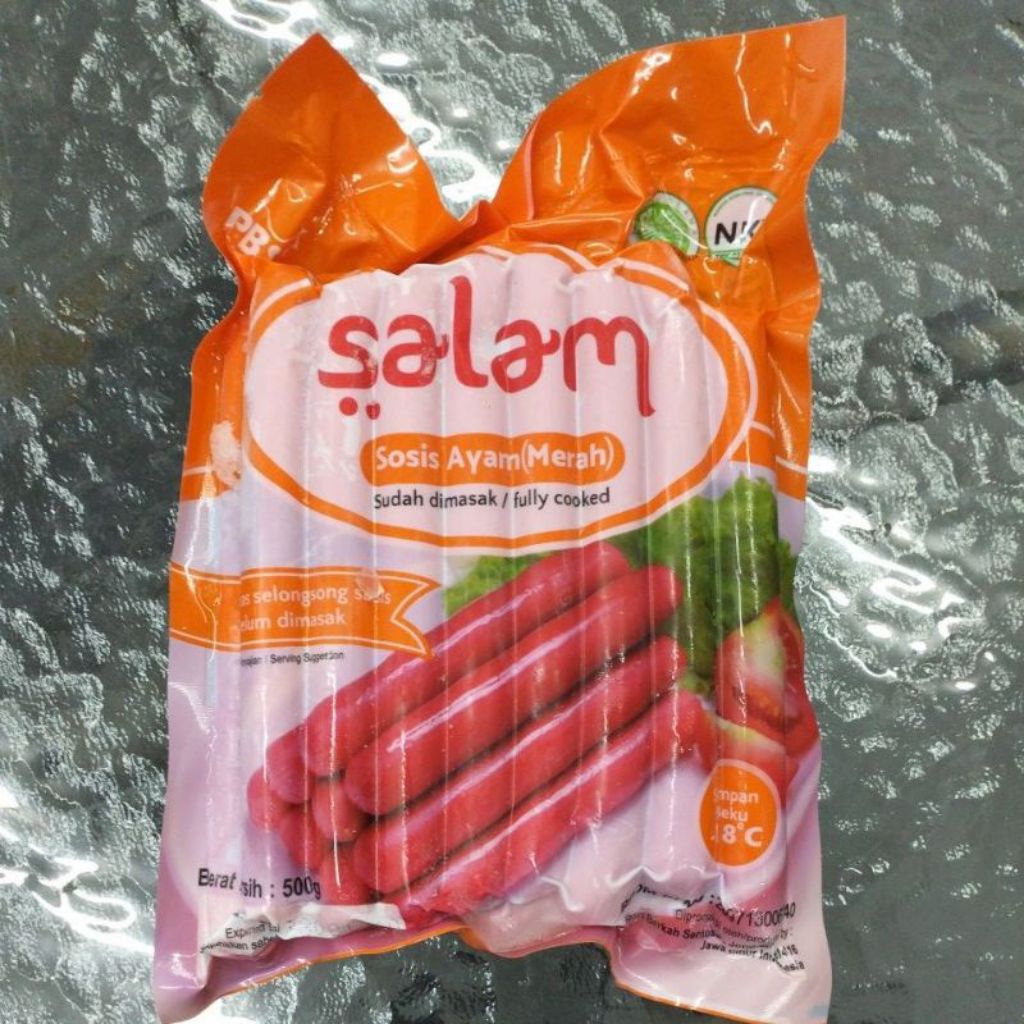 

SALAM sosis ayam merah long 500gr