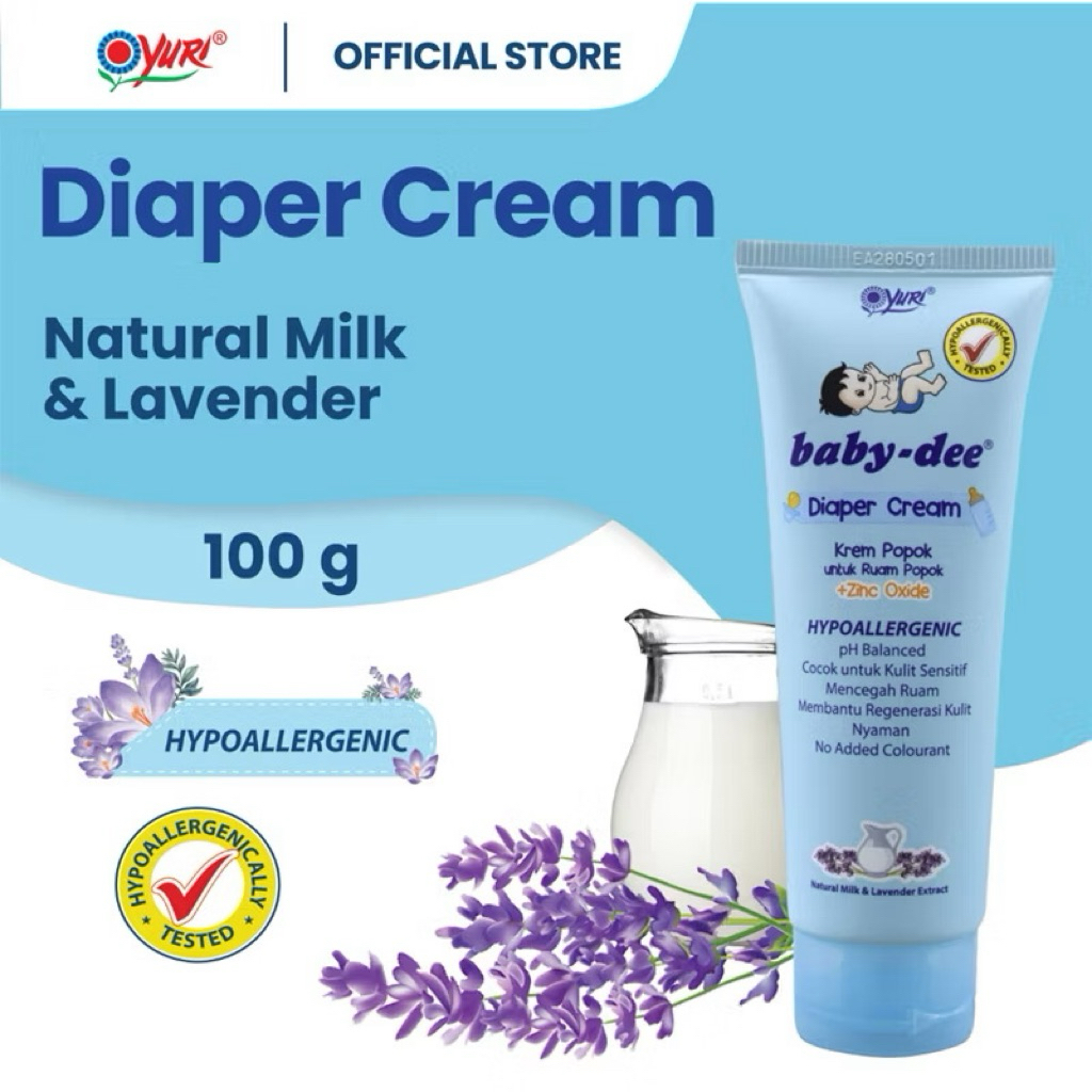 Dee-dee Cream popok dee dee / baby dee dee diaper cream 50g || Facial foam dee - dee