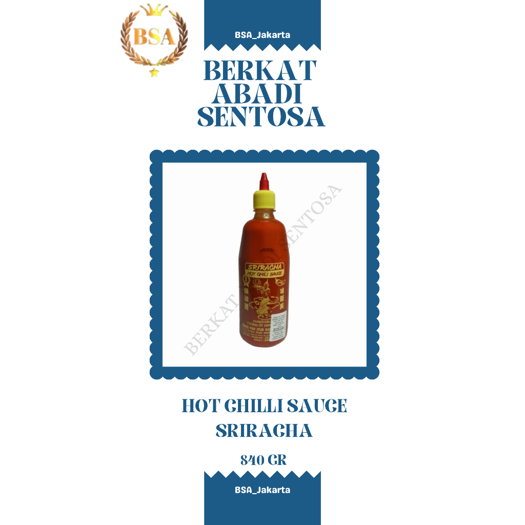 

HOT CHILLI SAUCE SRIRACHA ( 840 GR )