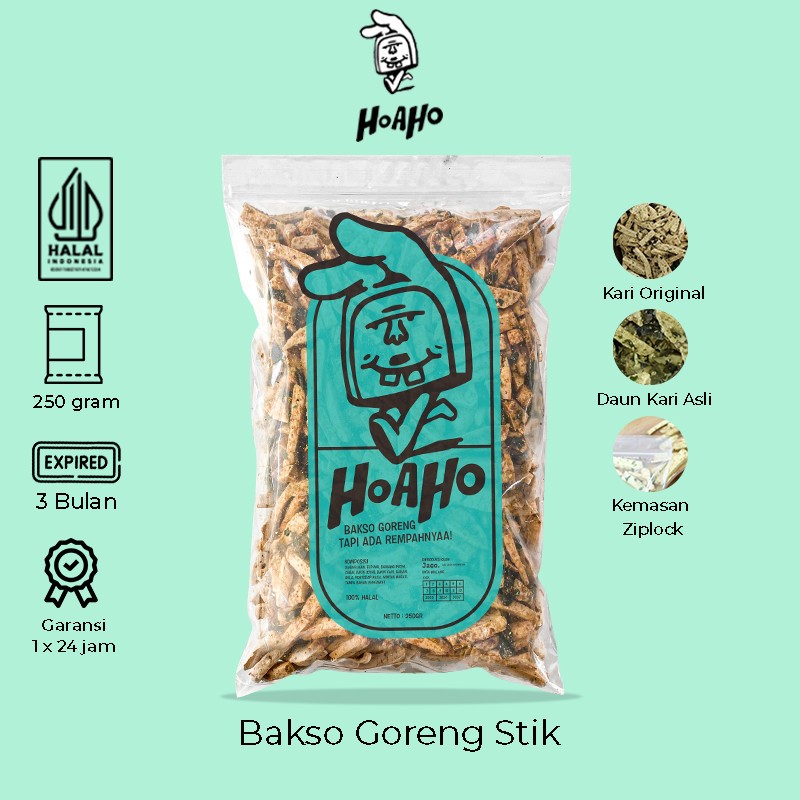 

HOAHO Basreng Stik Bakso Goreng Kari Original 250 Gram