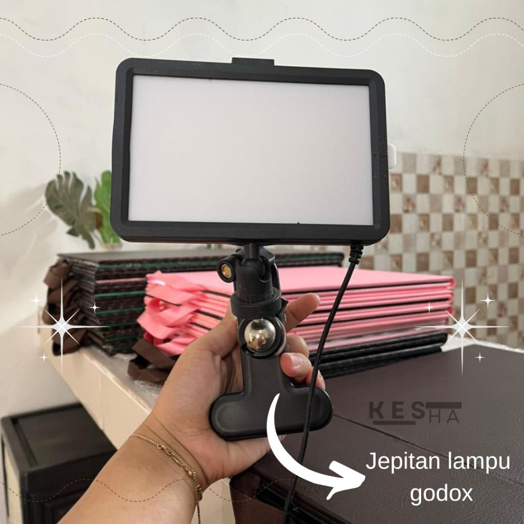 Penjepit Kaca Lampu MUA