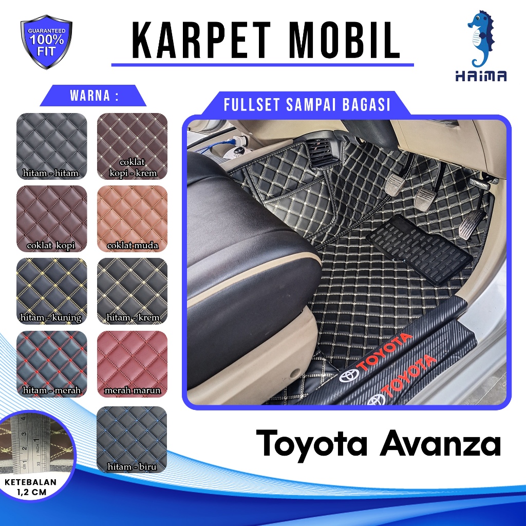 Karpet Mobil Toyota Avanza/Daihatsu Xenia 2008-2025