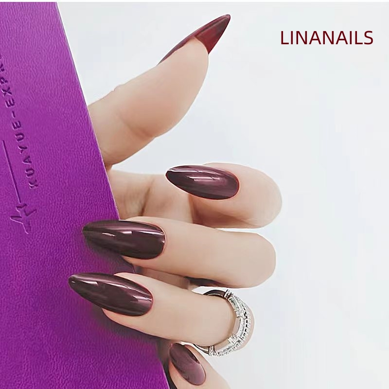 Kuku Palsu Anak Perempuan Press On Nails Aesthetic Panjang 1 Set Lengkap Free Lem Kuat Terlaris A051