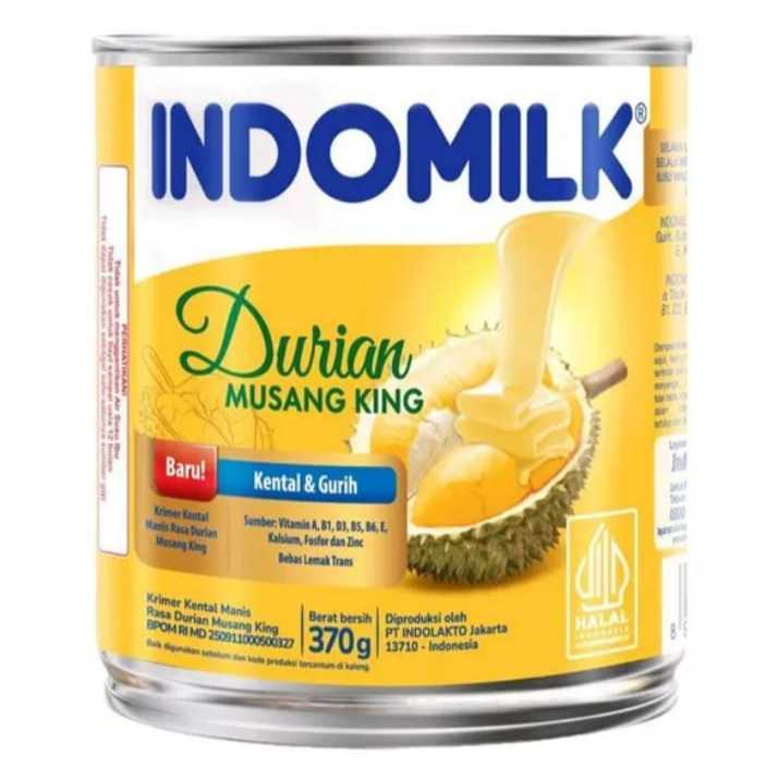 

Indomilk Kental Manis Rasa Durian Musang King [370g]