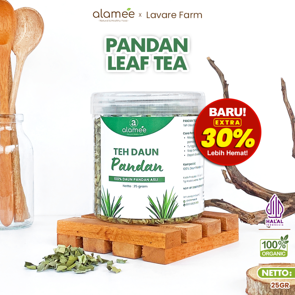 

ALAMEE Pandan Leaf Tea Teh Daun Kering Organik 25gr BUMA