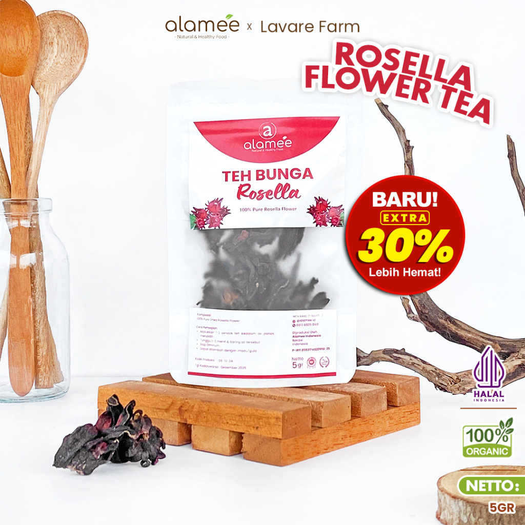 

Teh Bunga Rosella Tea Siap Saji Seduh Sehat 5gr Organic Organik Herbal Alami Teh Seduh BUMA