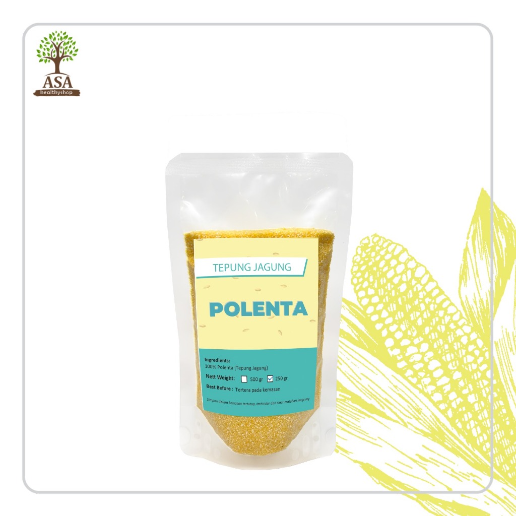 

Polenta / Tepung Jagung 250 gram