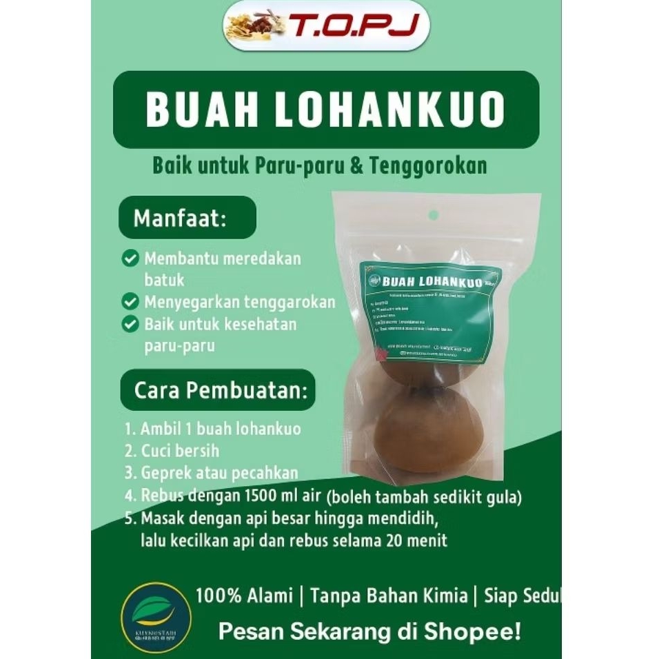 

Buah Lohankuo 2's untuk membantu masalah panas dalam