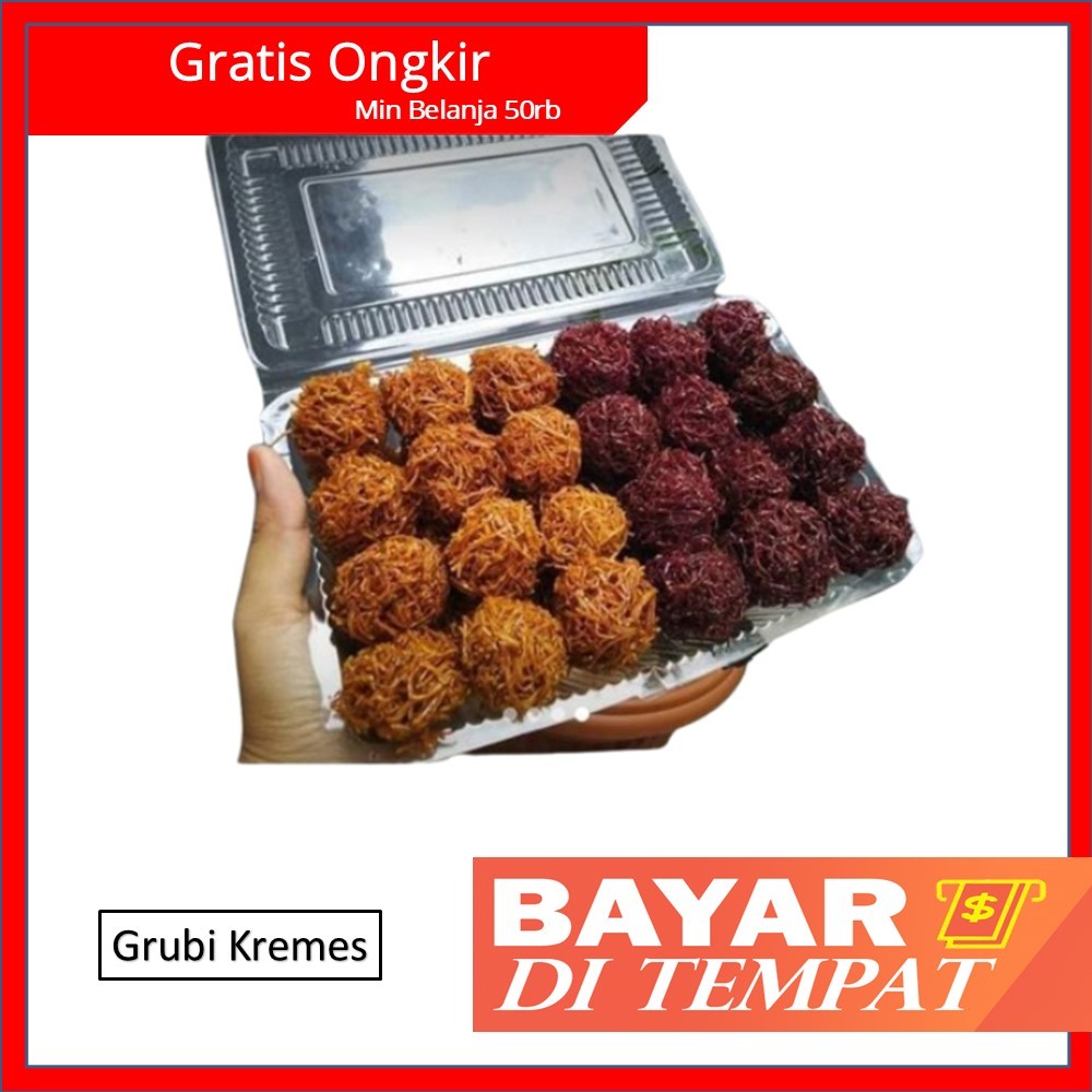

Grubi Kremes Ubi Jalar Manis Renyah Gurih - Cemilan Jadul Kriuk - Tradisional Snack