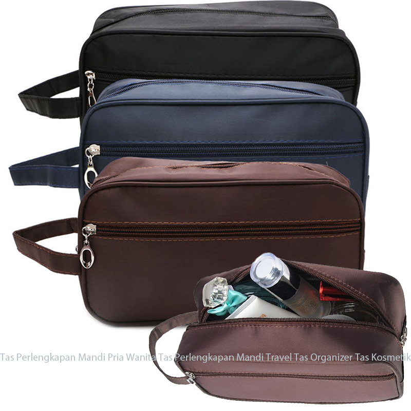 Tas Perlengkapan Mandi Pria Wanita Tas Perlengkapan Mandi Travel Tas Organizer Tas Kosmetik