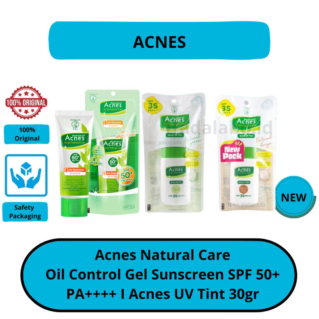 Acnes Natural Care Sunscreen Series