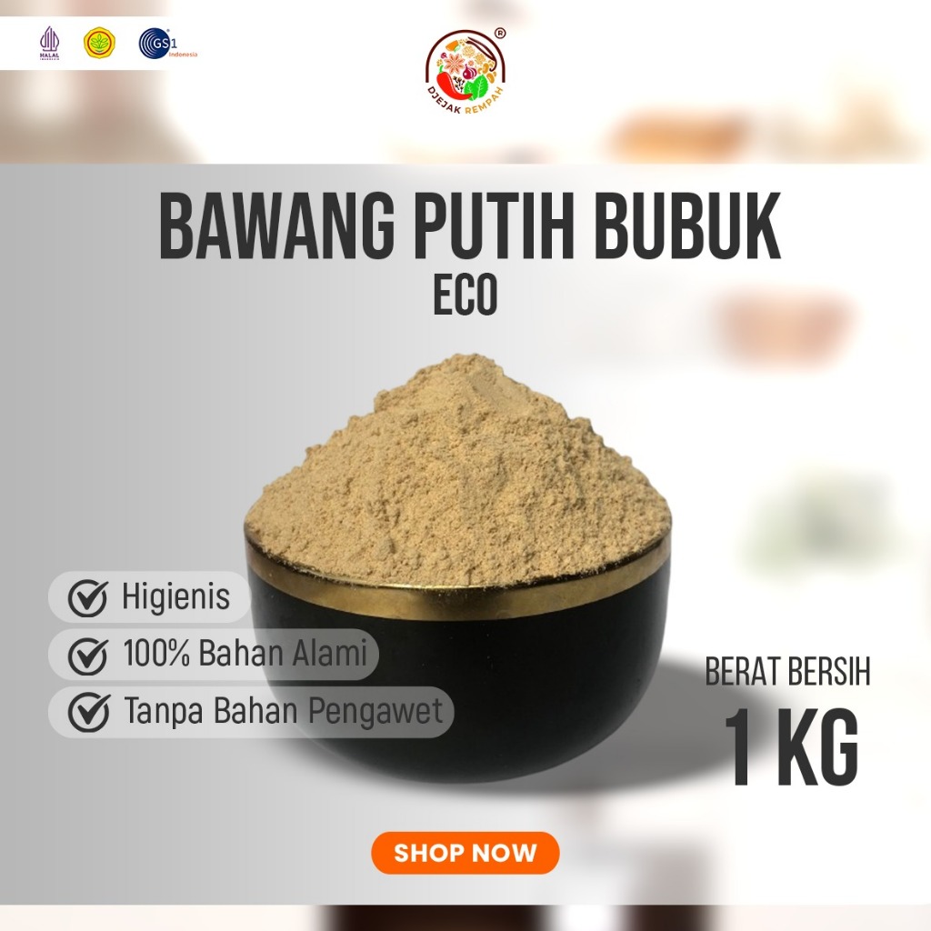 

Bawang Putih Bubuk / Garlic Powder (Kemasan 250 Gr - 1 Kg)