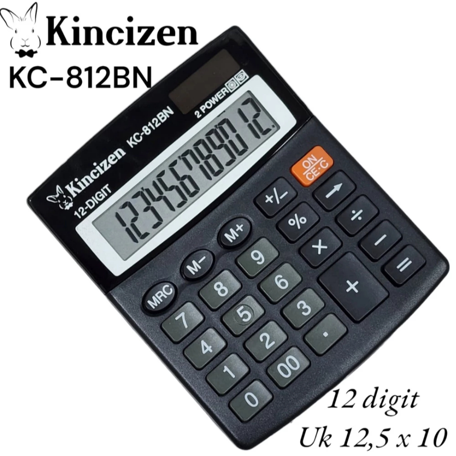 

Original Kalkulator KINCIZEN KC 812BN Calculator 12 Digit KC-812BN 812 BN