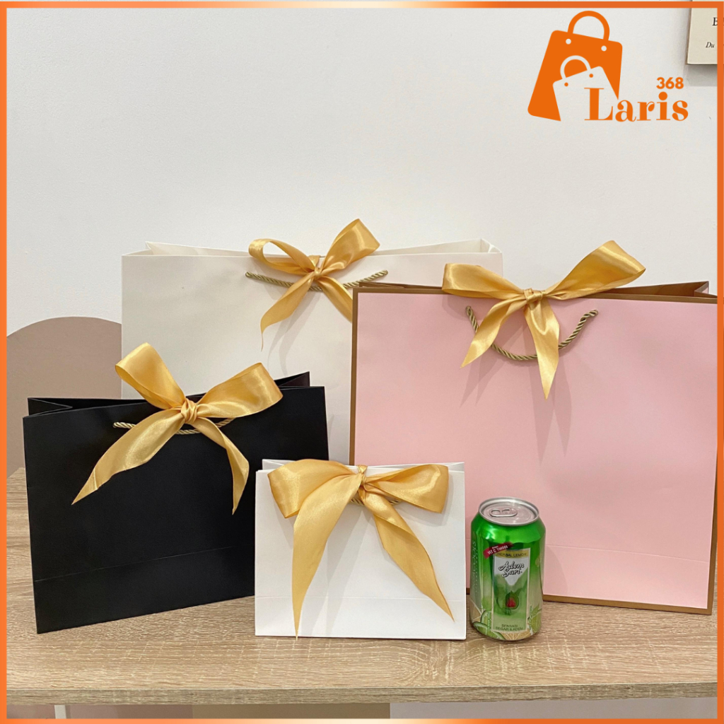 

Laris368 Tas Paperbag Kantong Karton Hadiah Hampers Souvenir Goodie Bag Polos Elegant Premium Dapat Pita Banyak Ukuran
