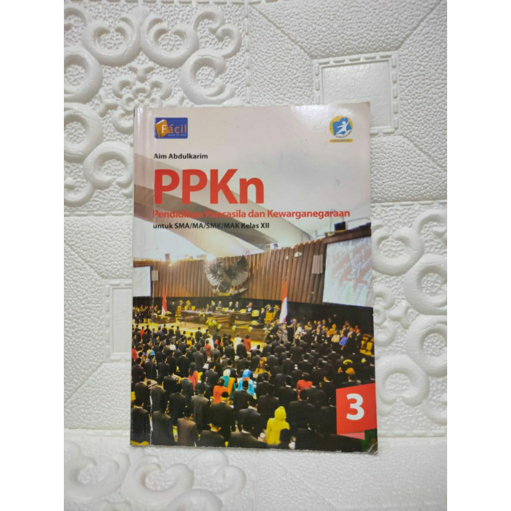 Buku pendidikan Pancasila dan Kewarganegaraan PPKN 3 SMA SMK MA MAK kelas 12