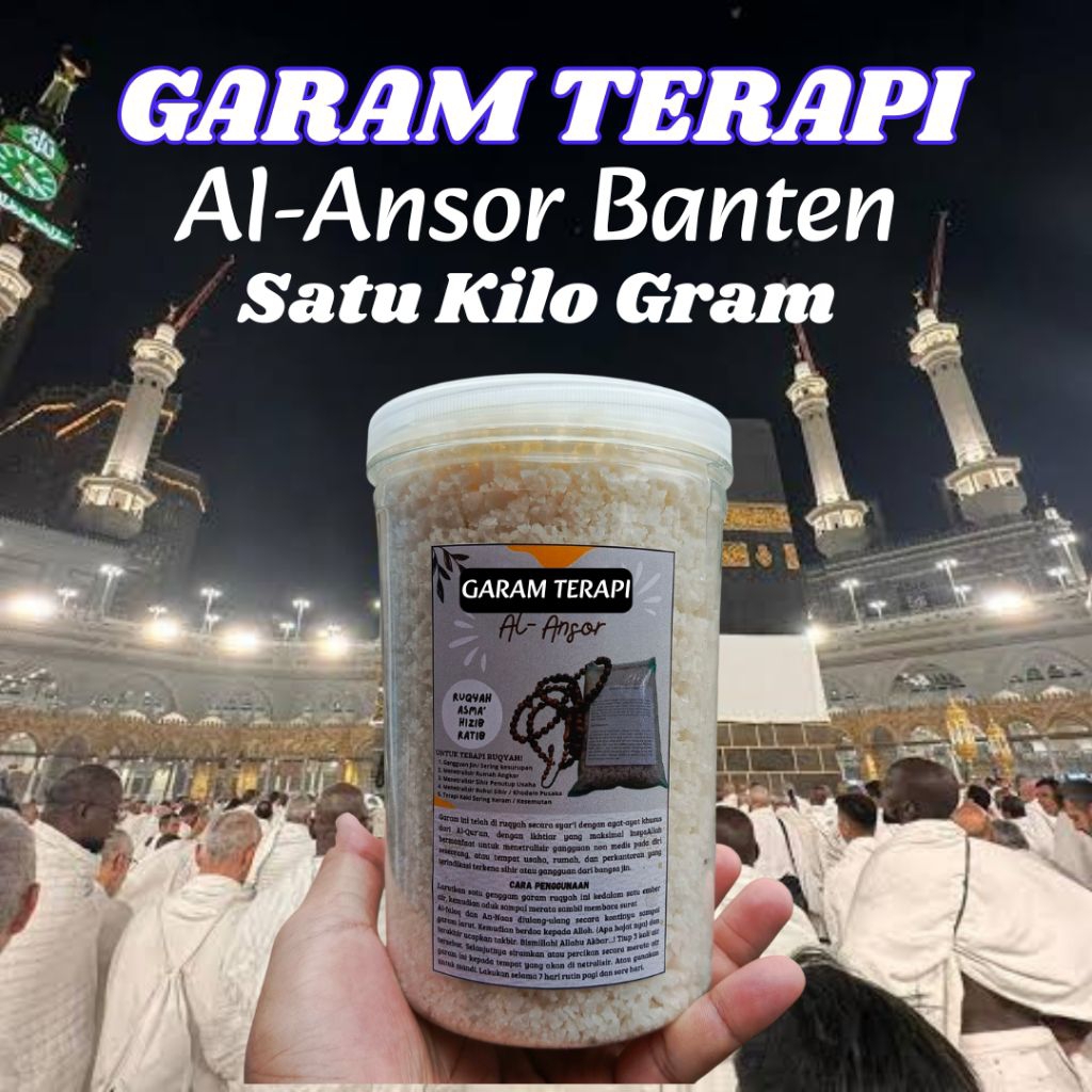 

Garam Terapi Al-Ansor Banten (Premium) 1 kg Garam Kesehatan