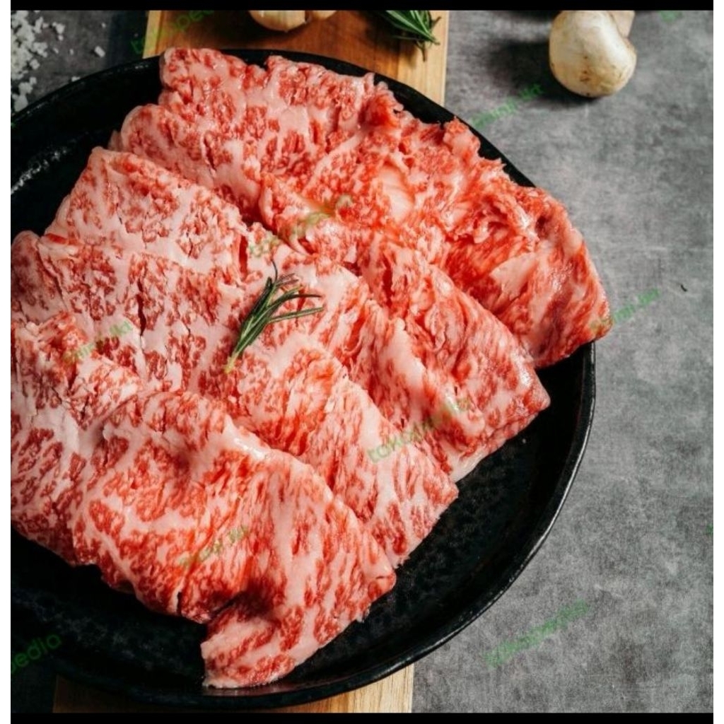 

Japanese A5 Miyazaki/Kagoshima Wagyu ribeye Shabu Cut