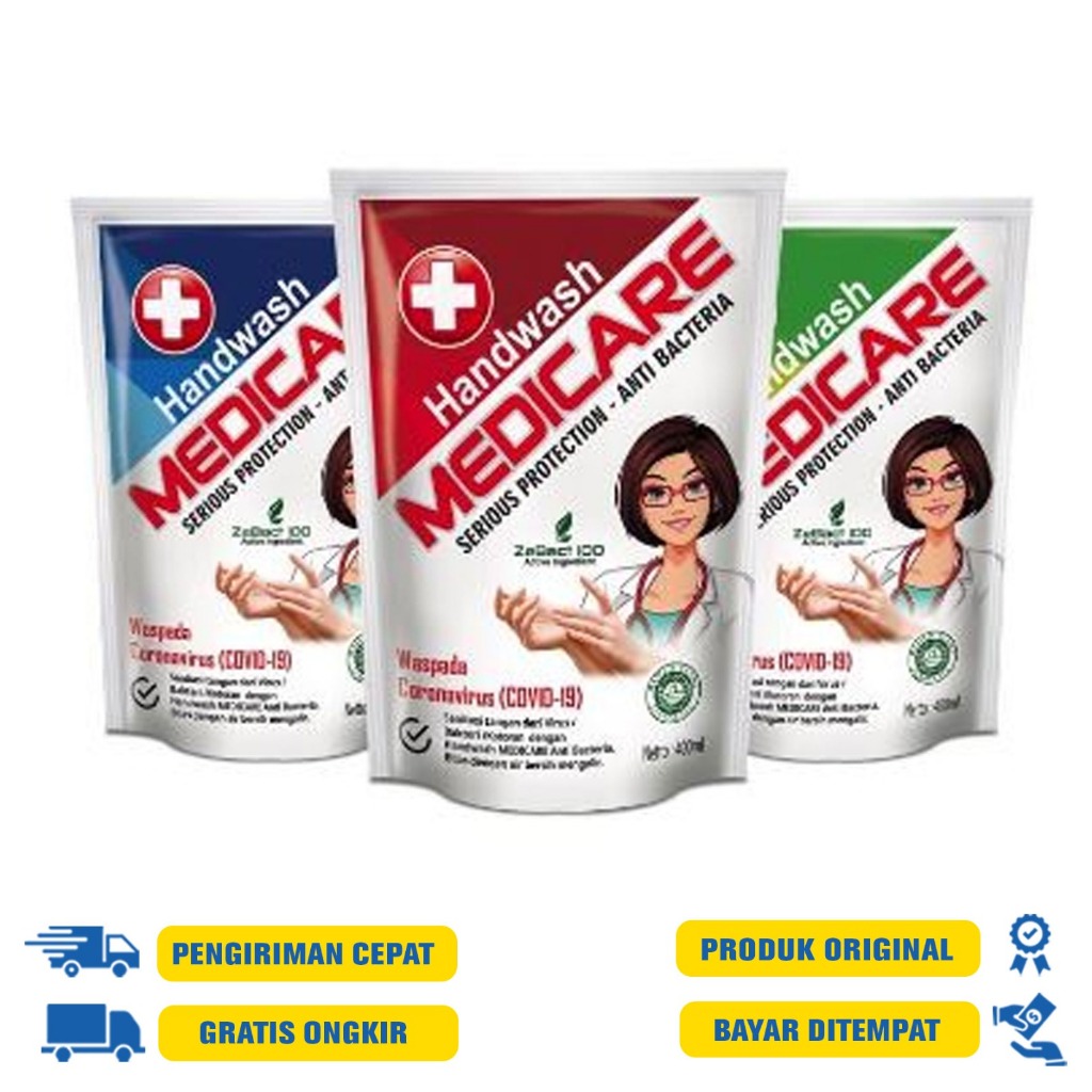 MEDICARE handwash sabun pencuci tangan - kuning | biru | merah