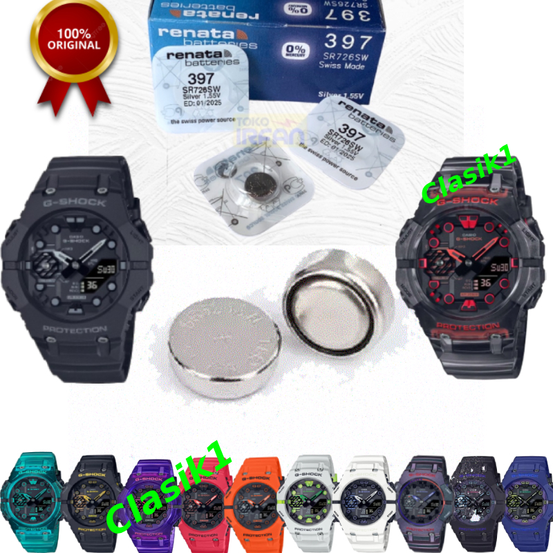 Original 100% Baterai jam tangan casio G-shock GA-B001 (All Series) Batu baterai gshock ga b001 G-SH