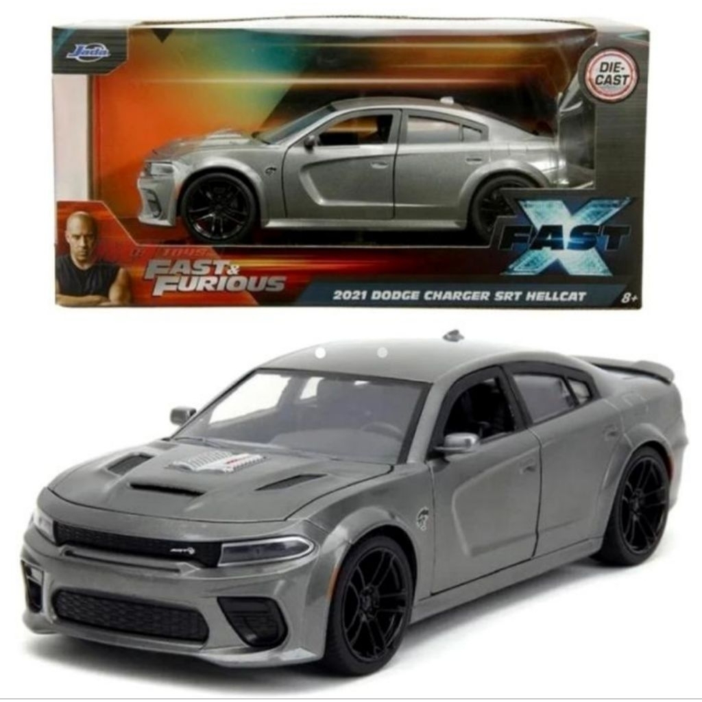 Miniatur Diecast Jada Fast Furious Dodge Charger Hellcat SRT 1:24
