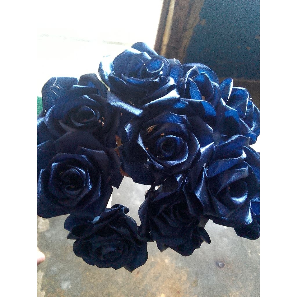 

bunga satin tanpa gliter