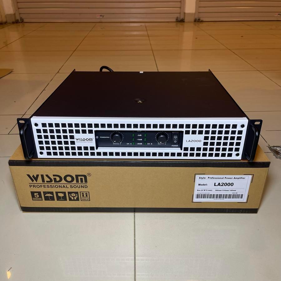 Power Amplifier Profesional Audio Wisdom LA 3000 / LA 2000 / LA 1000 — LA3000 / LA2000 / LA1000 – ORIGINAL GARANSI RESMI