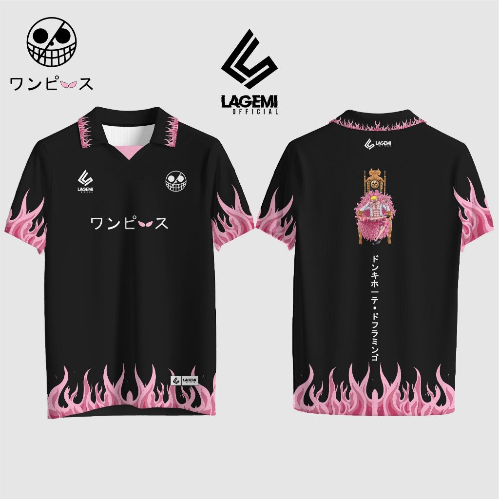 JERSEY VINTAGE DOFLAMINGO JERSEY ANIME ONE PIECE JERSEY DONQUIXOTE DOFLAMINGO JERSEY OP VINTAGE ONE 