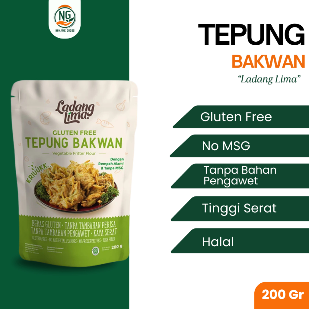 

TEPUNG BAKWAN GLUTEN FREE LADANG LIMA 200GR