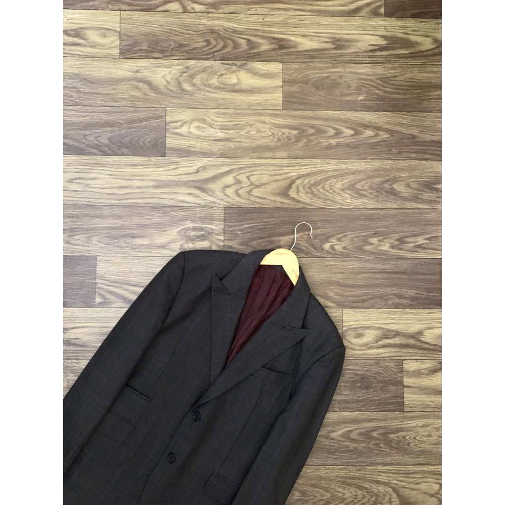 Blazer ERMENEGILDO ZEGNA Branded Tartan Casual Gentlemen