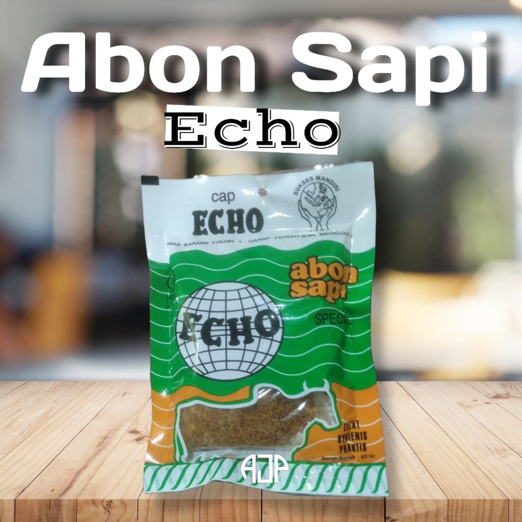 

Abon Sapi Echo 1 pack | 10 x 65 gr