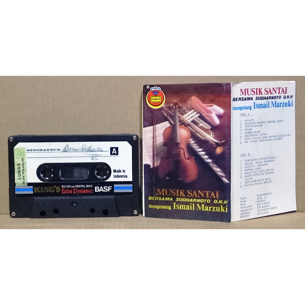 MUSIK SANTAI BERSAMA SUDHARNOTO DKK MENGENANG ISMAIL MARZUKI - Kaset