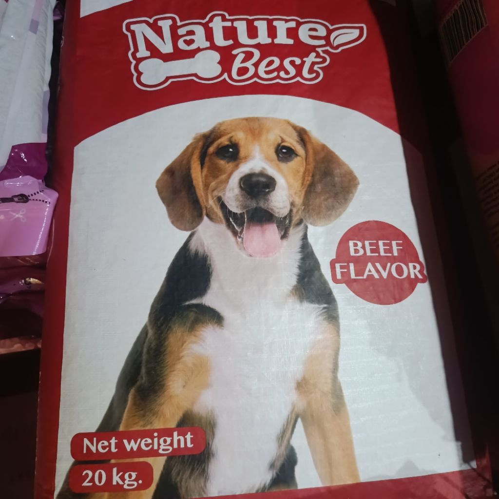 Dog Food Nature Best Makanan Anjing Murah 20kg Beef