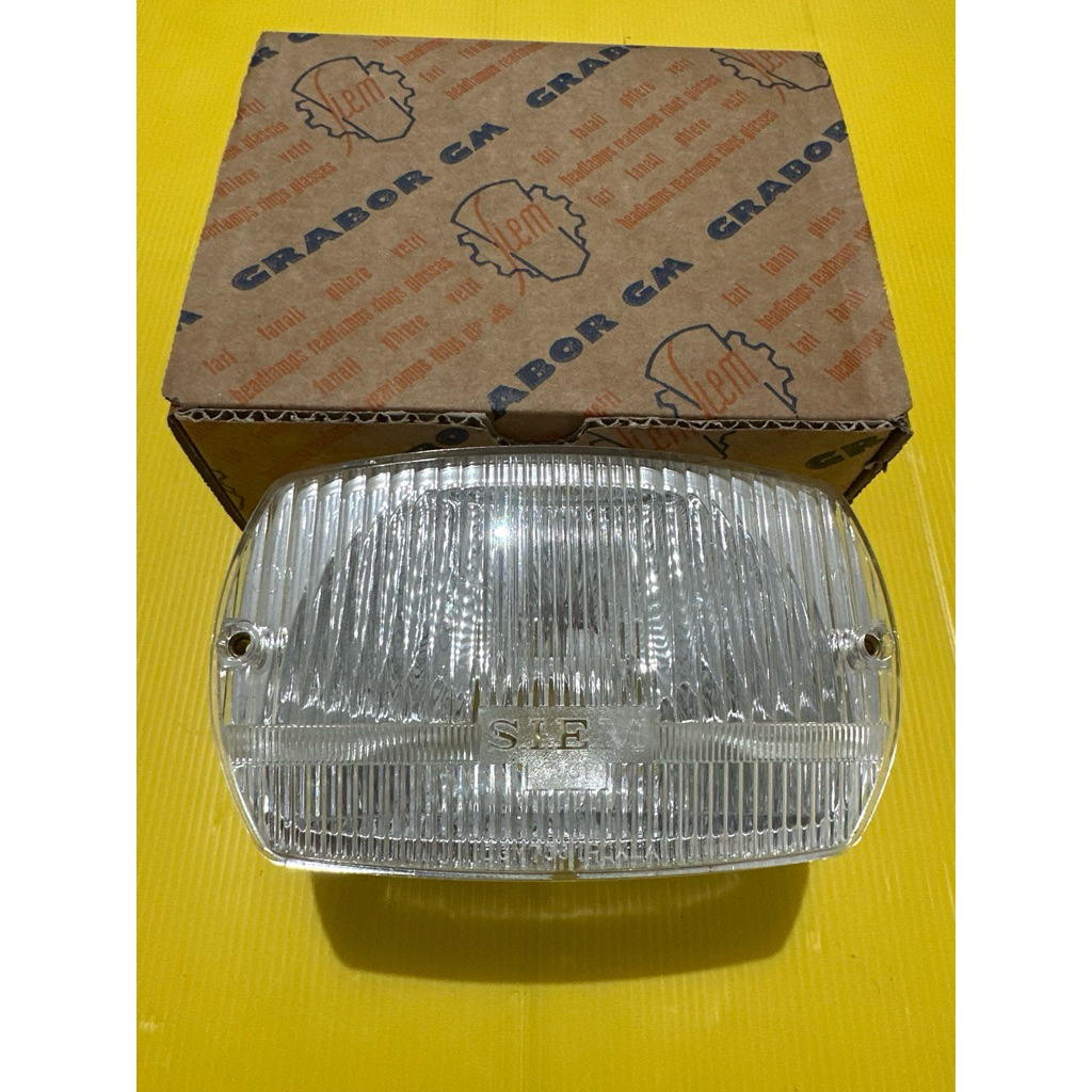 headlamp vespa pts original siem grabor