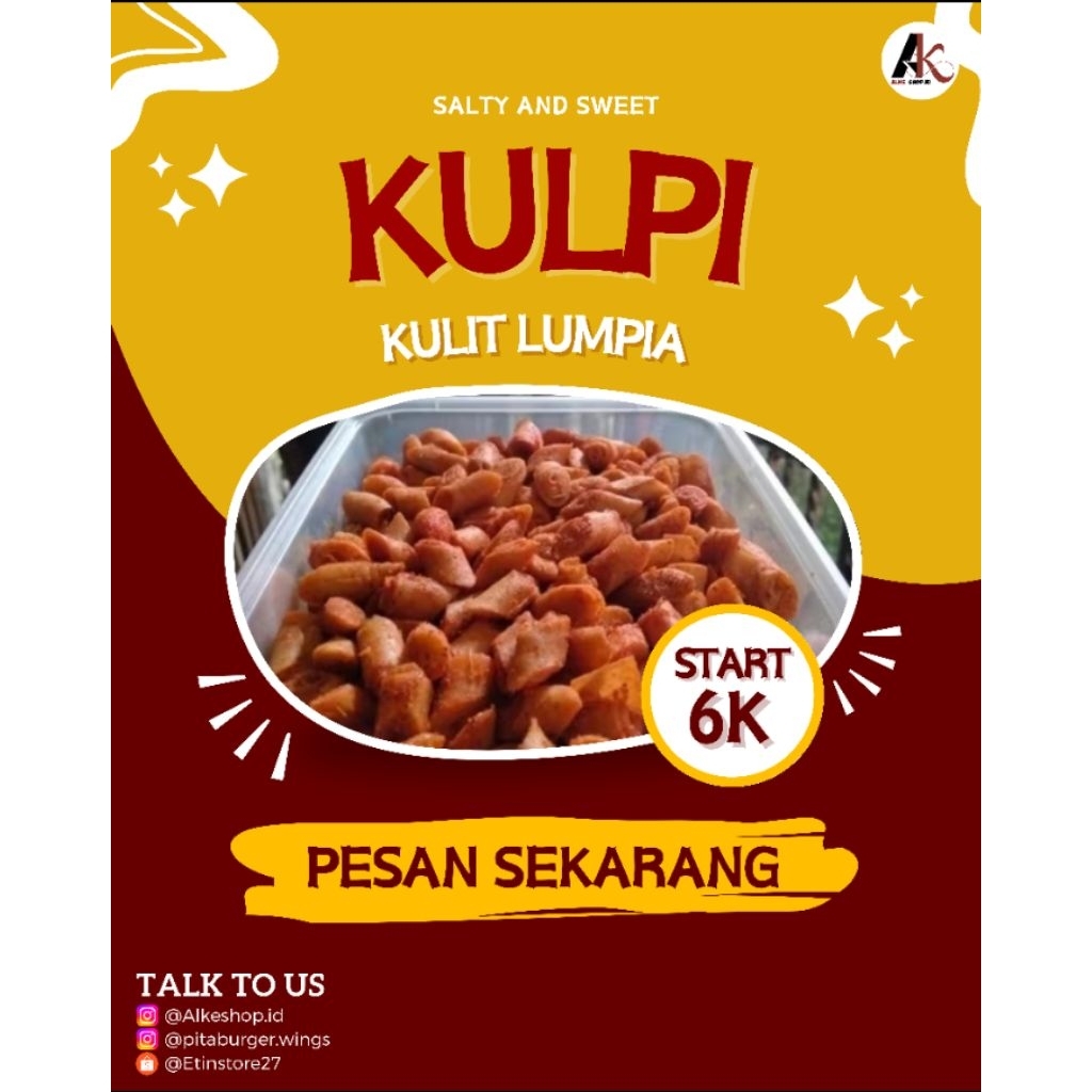 

Kulit Lumpia Big Size by Alkeshop.id X kulpita