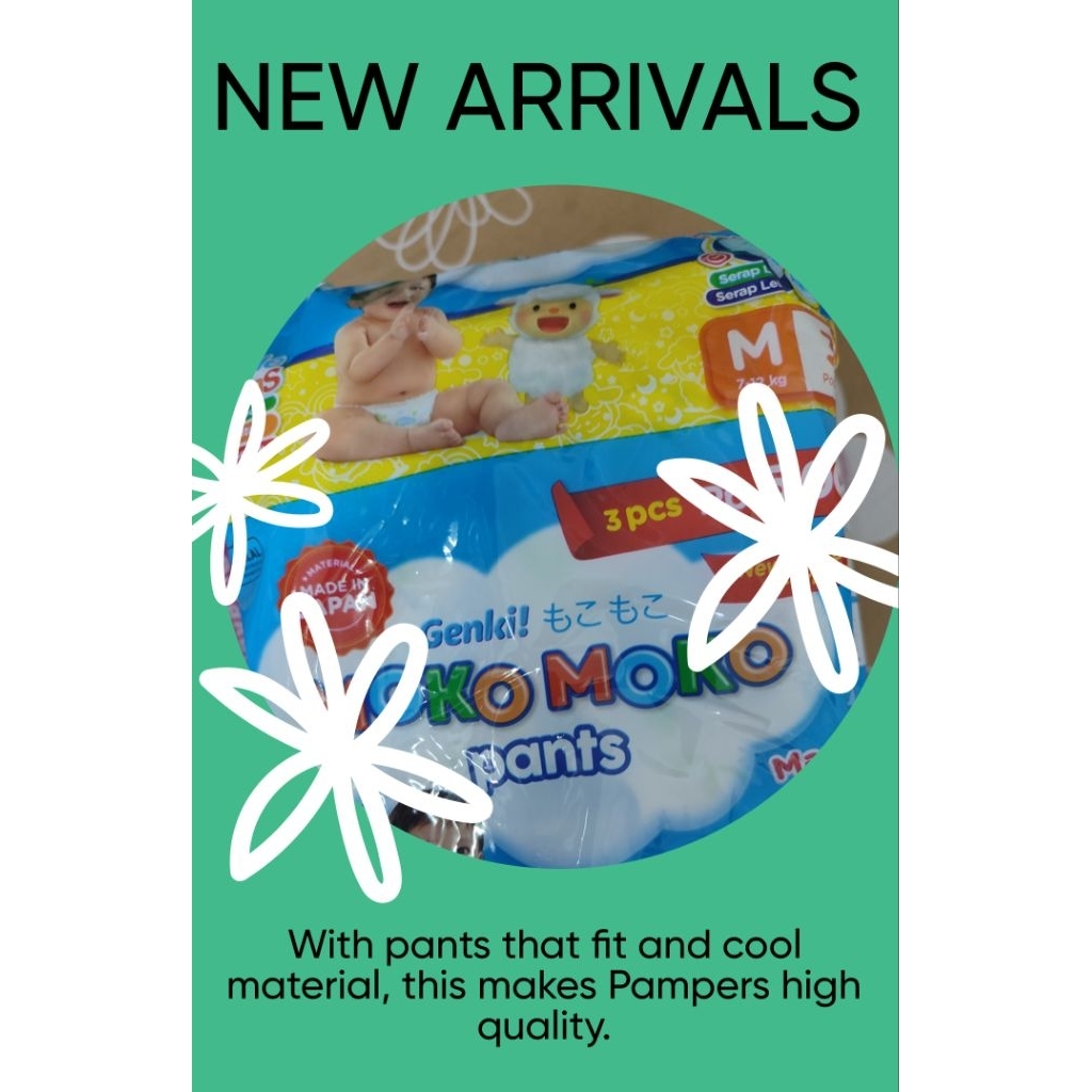 Moko Moko Pants M 3 Renceng 3