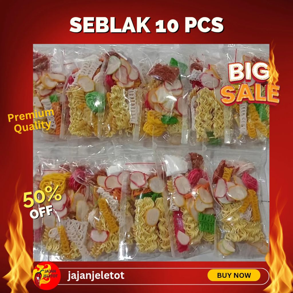 

PAKET USAHA MURAH SEBLAK INSTAN 10 PCS