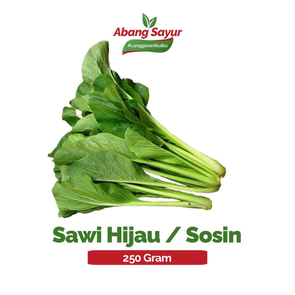 

Sawi Hijau (Sosin) Segar – 250gr Segar Bersih