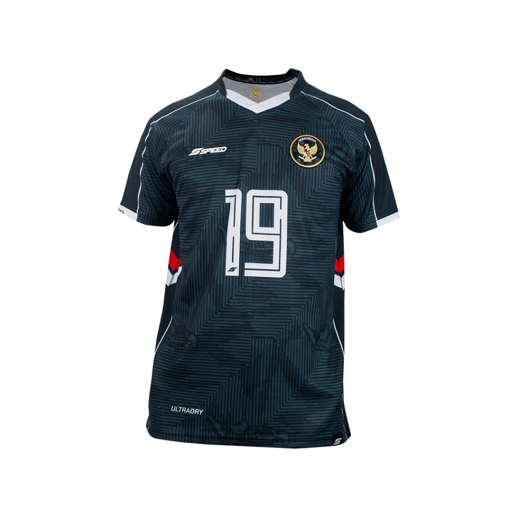 SPEED JERSEY - Timnas Voli - Replika Hitam 2025