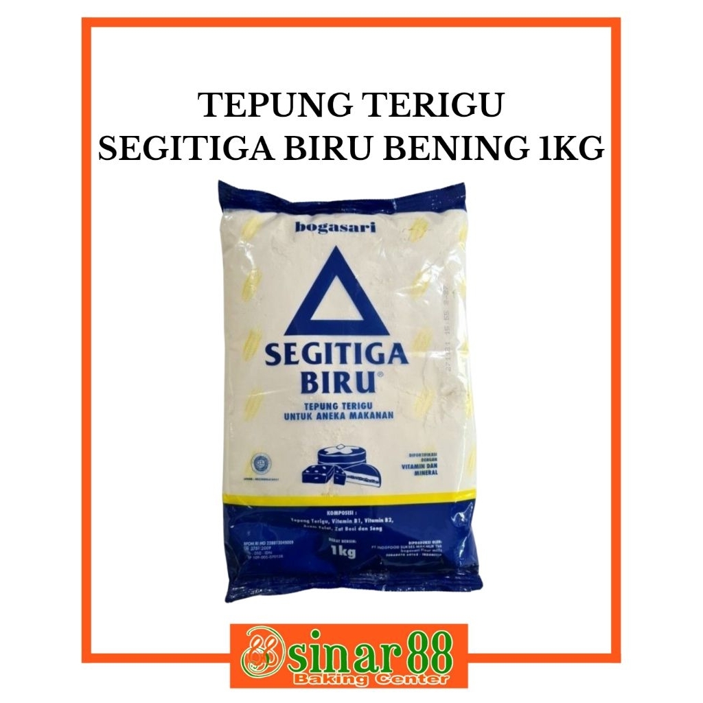 

Tepung Segitiga Ecopack 1kg (Kemasan bening)