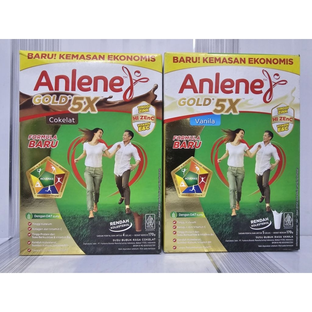 

Anlene Gold 5X Susu Bubuk 170g