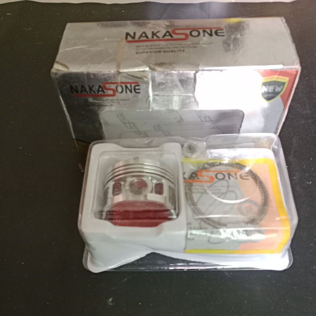Satu Set Seher + Ring Seher Assy Standar PISTON KIT TW NAKASONE 0.50 KARISMA