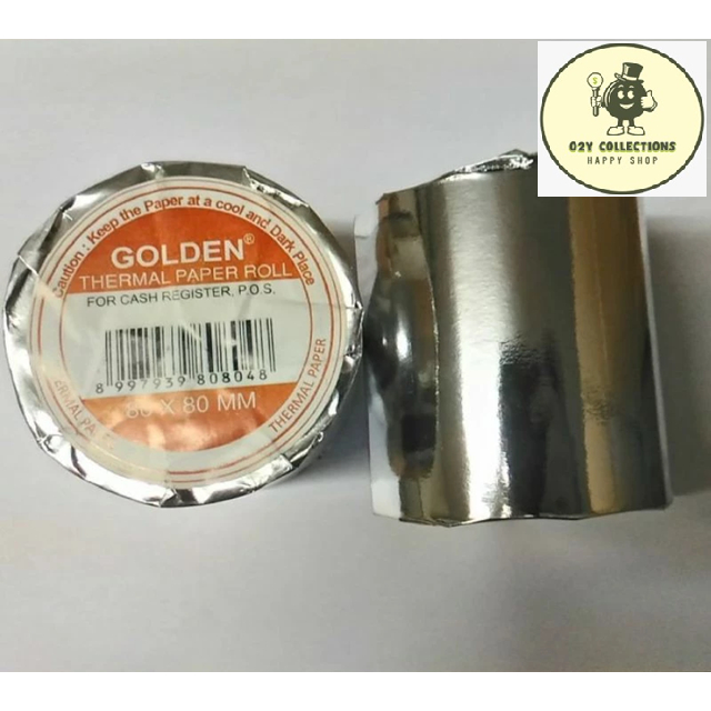 

1 Dus kertas Struk Thermal 80x80 - Kertas kasir Termal 80 x 80 Golden / Jifax