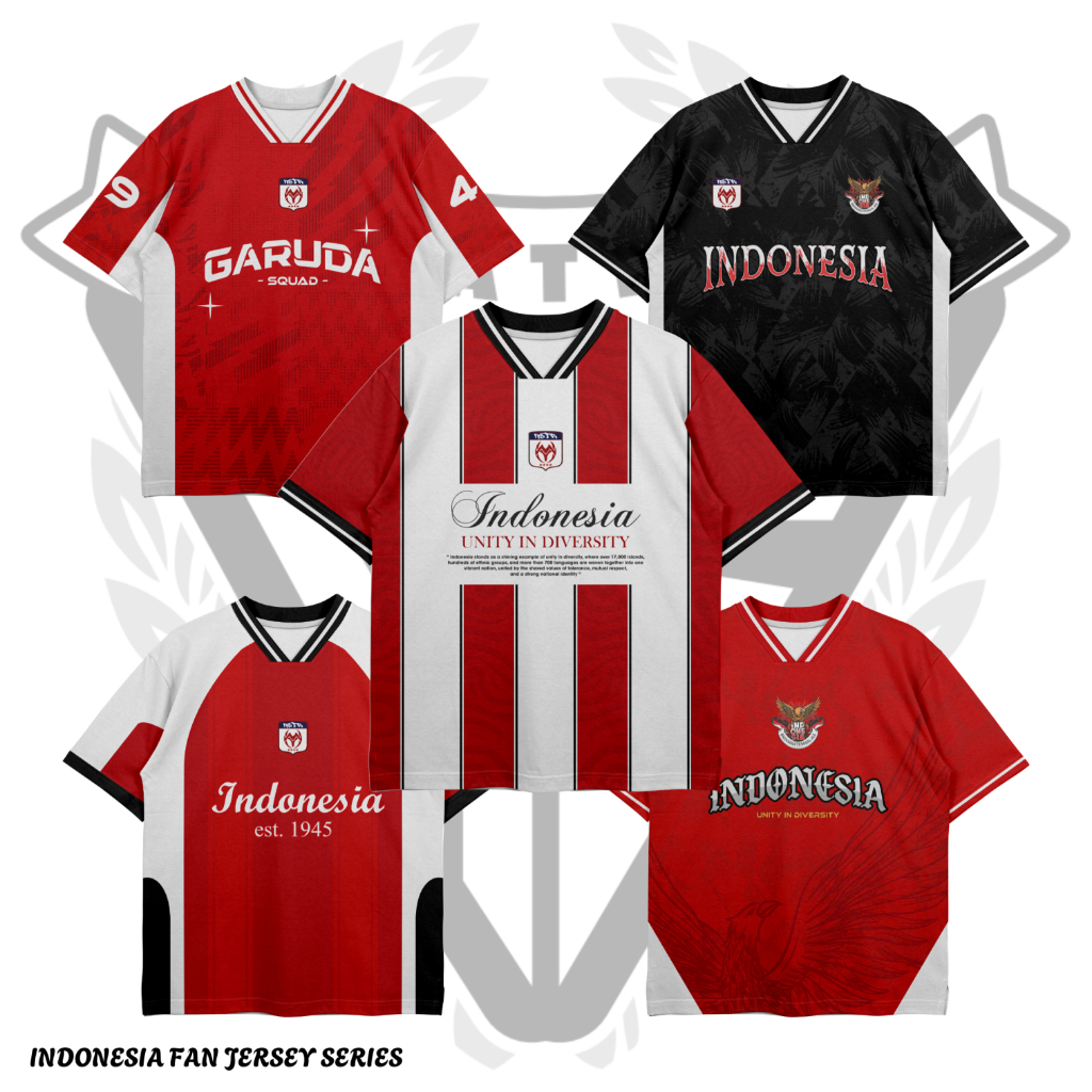 Jersey casual Indonesia / Jersey supporter indonesia / jersey casual fan indonesia / jersey supporte