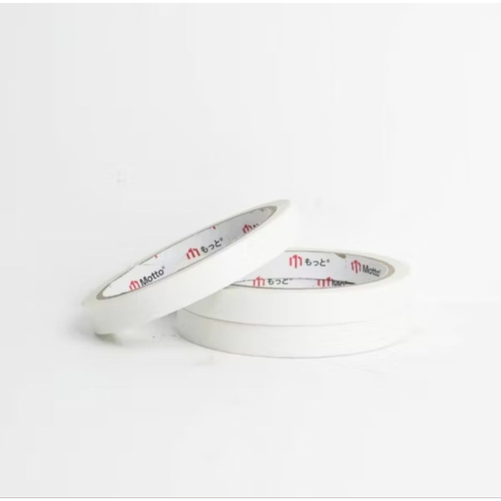 

Double tape kertas 8 mm / double tape perekat kertas