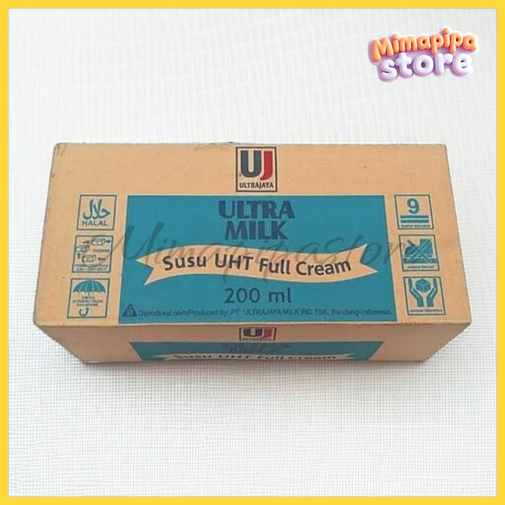 

Ultra Milk UHT 200ml Varian Rasa 1 Karton