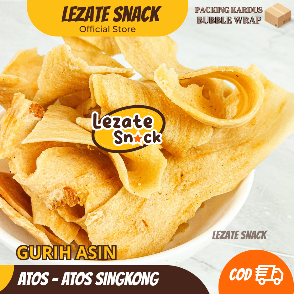 

Keripik Bawang Atos Atos 150gr Kiloan Gurih Renyah Enak / Kripik Bawang Khas Salatiga Rasa Bawang Putih Gurih Asin Kripik Pangsit Kiloan Murah SEDAP SNACK