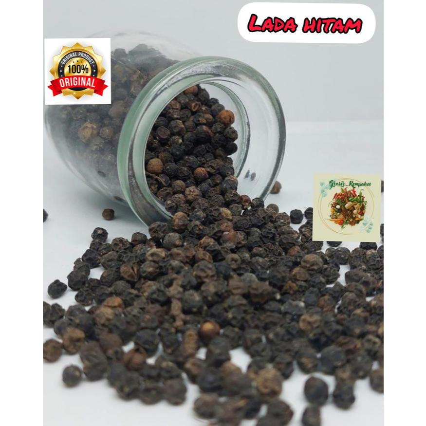 

Lada hitam utuh 500gr / black pepper whole / Merica Utuh
