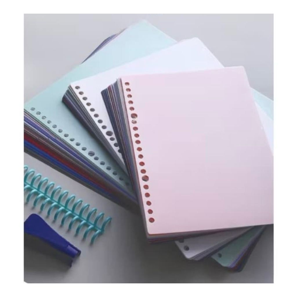 

DIY Minimalist Binder Covers Macaron Pastel Color / Cover Binder Warna PASTEL