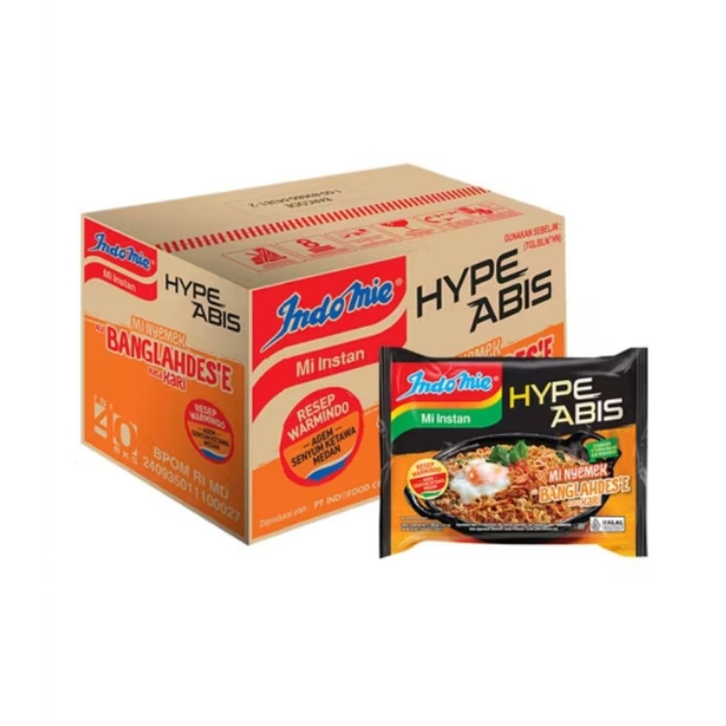 

Indomie Mie Goreng Mi Nyemek Banglahdes'e Bangladesh 80gr